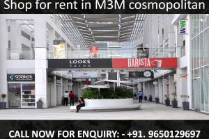 Shop for rent in M3M cosmopolitan Gurgaon